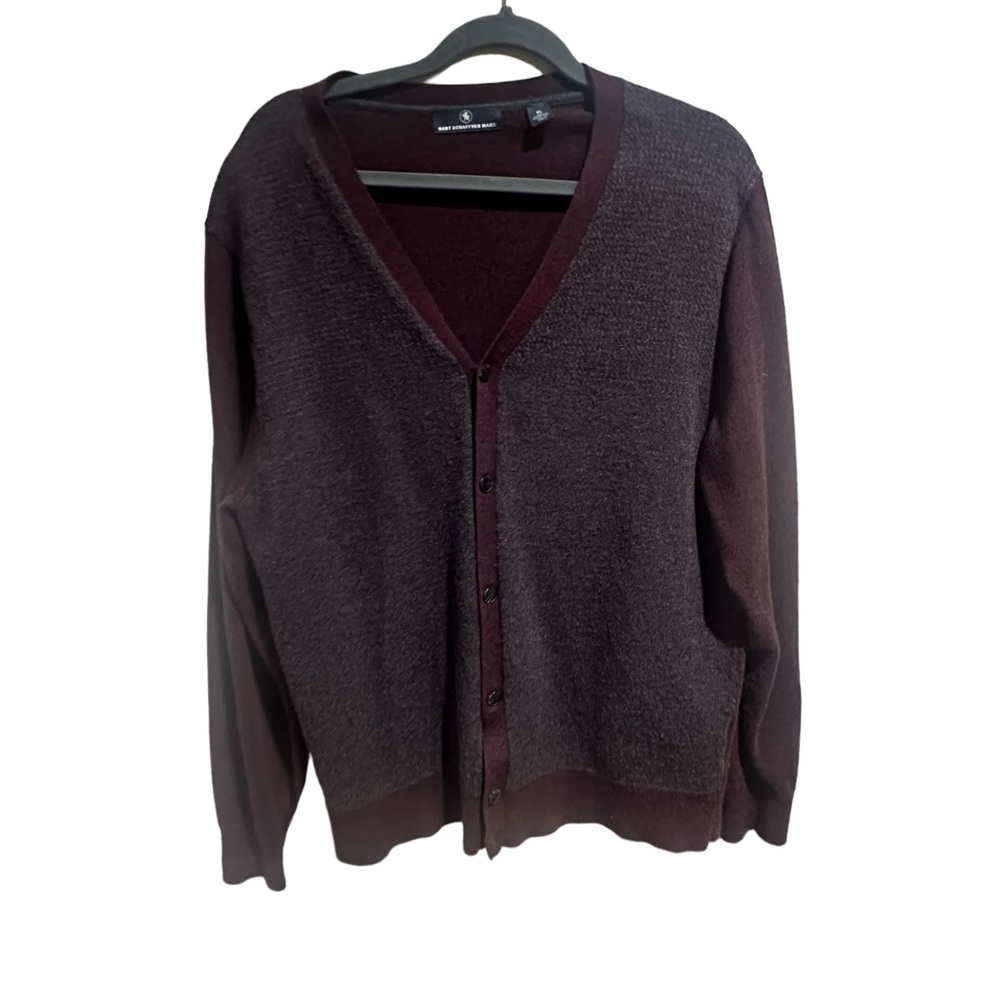 Hart Schaffner Marx Mens Merino Wool Cardigan XL